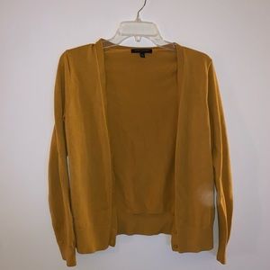 Banana republic mustard cardigan